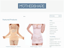 Tablet Screenshot of mothershape.com
